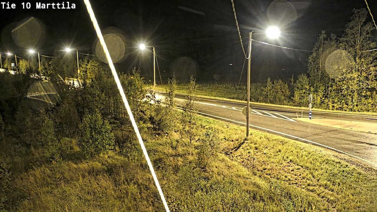 Weather Camera Image Väg 10 S:t Mårtens, Marttila, Varsinais-Suomi