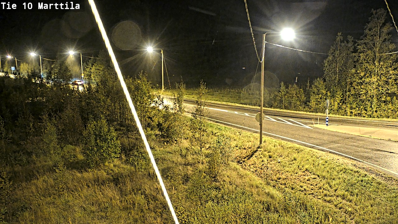 Weather Camera Image Väg 10 S:t Mårtens, Marttila, Varsinais-Suomi