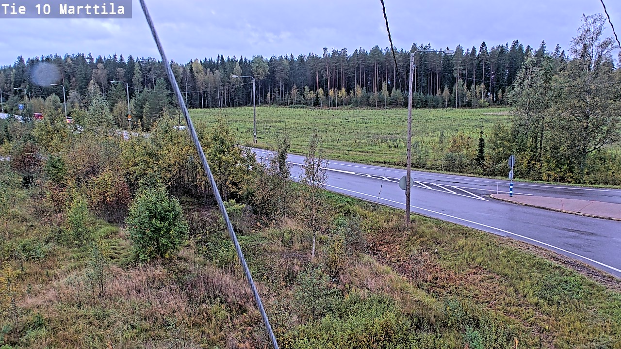 Weather Camera Image Väg 10 S:t Mårtens, Marttila, Varsinais-Suomi