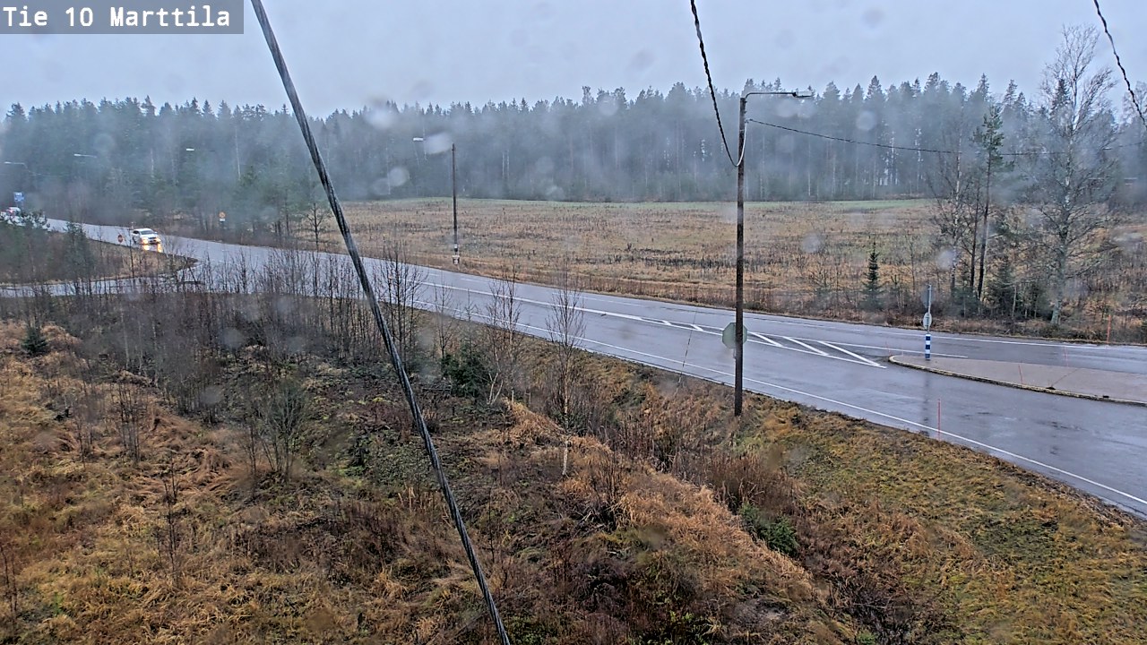 Weather Camera Image Väg 10 S:t Mårtens, Marttila, Varsinais-Suomi