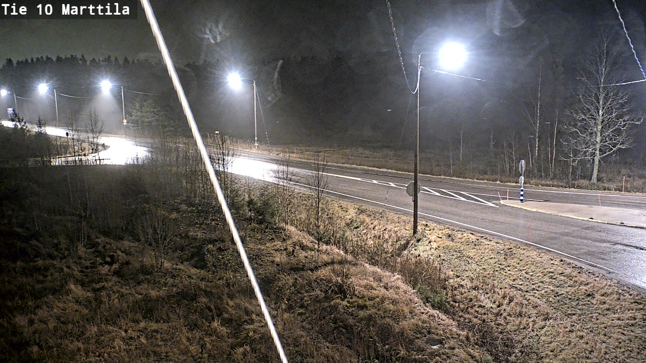 Weather Camera Image Väg 10 S:t Mårtens, Marttila, Varsinais-Suomi