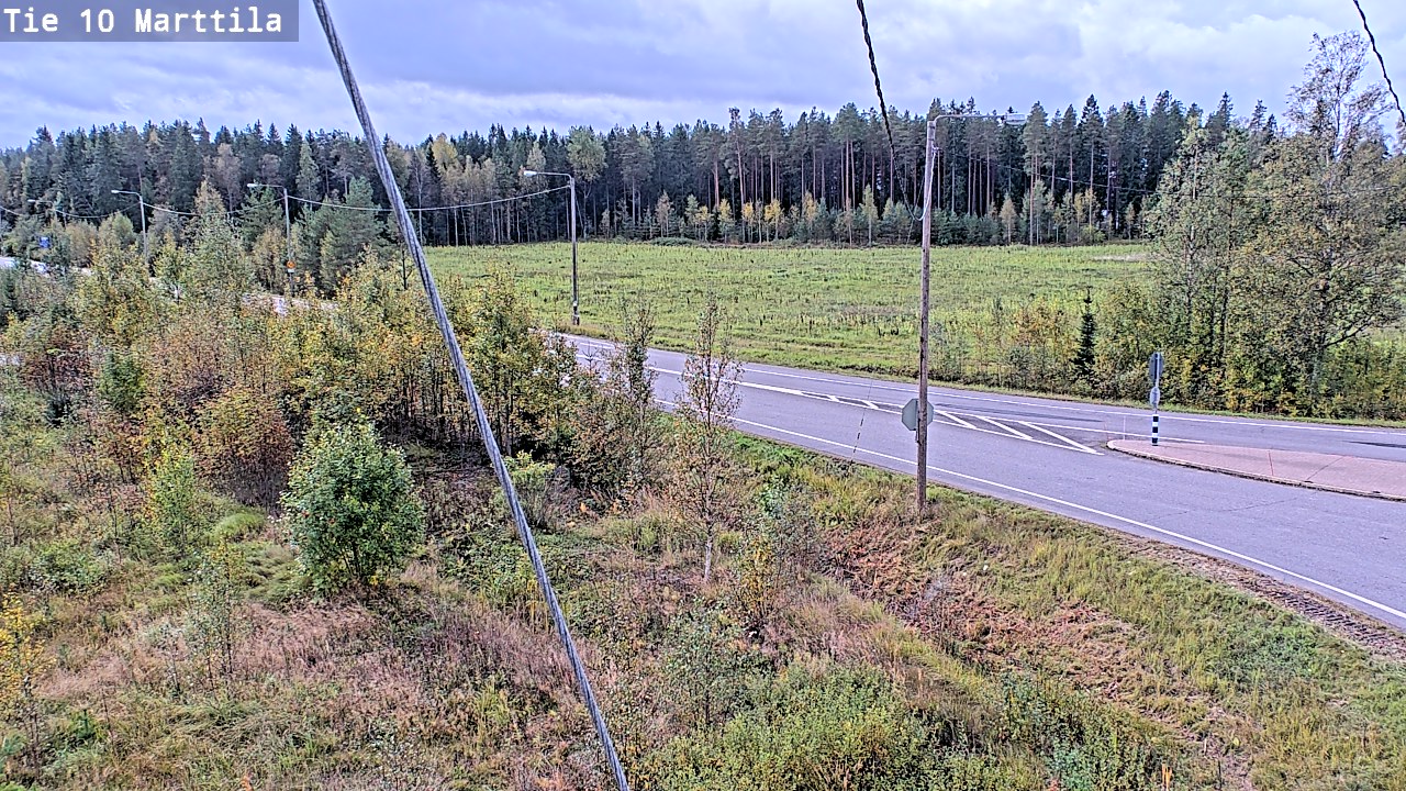 Weather Camera Image Väg 10 S:t Mårtens, Marttila, Varsinais-Suomi