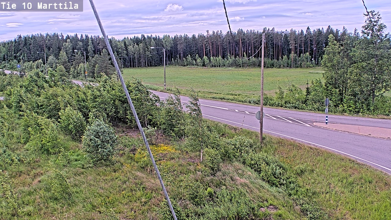 Weather Camera Image Väg 10 S:t Mårtens, Marttila, Varsinais-Suomi