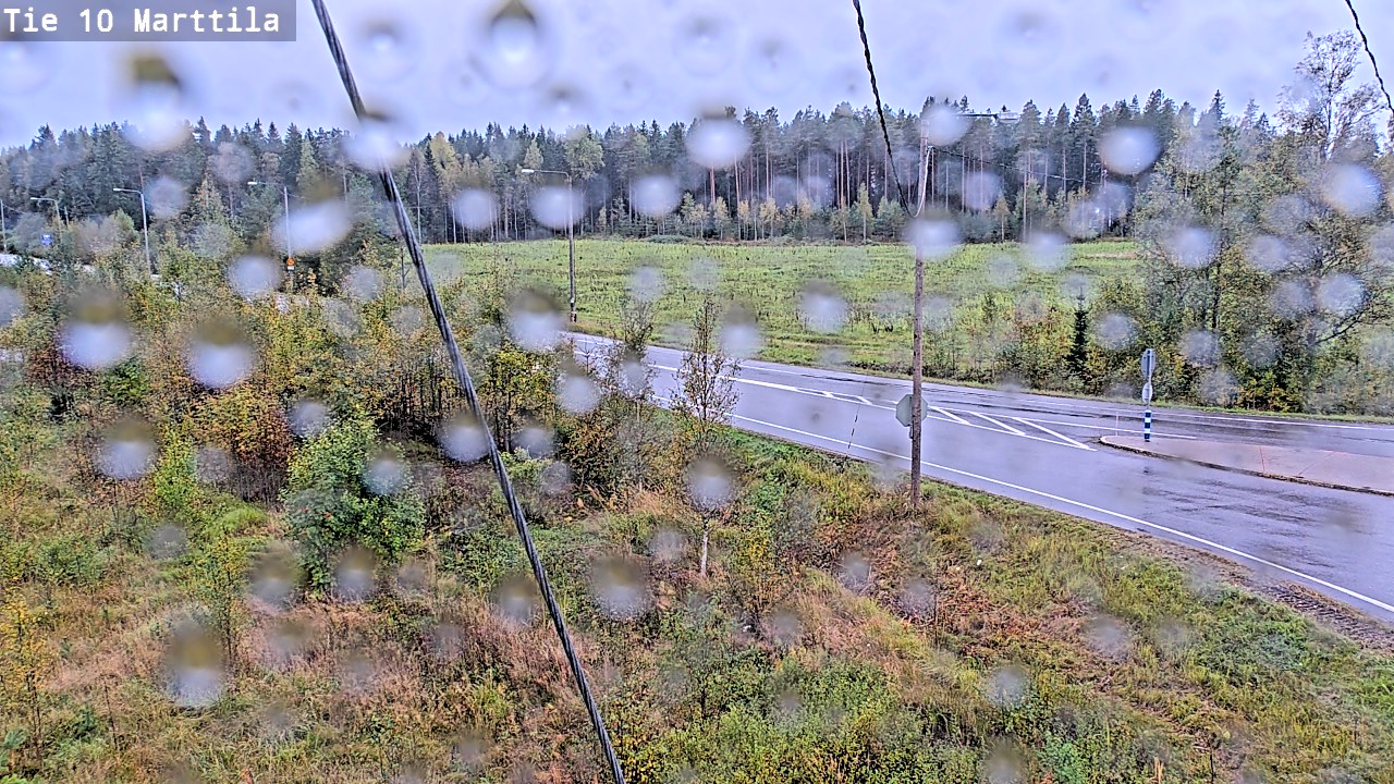 Weather Camera Image Väg 10 S:t Mårtens, Marttila, Varsinais-Suomi