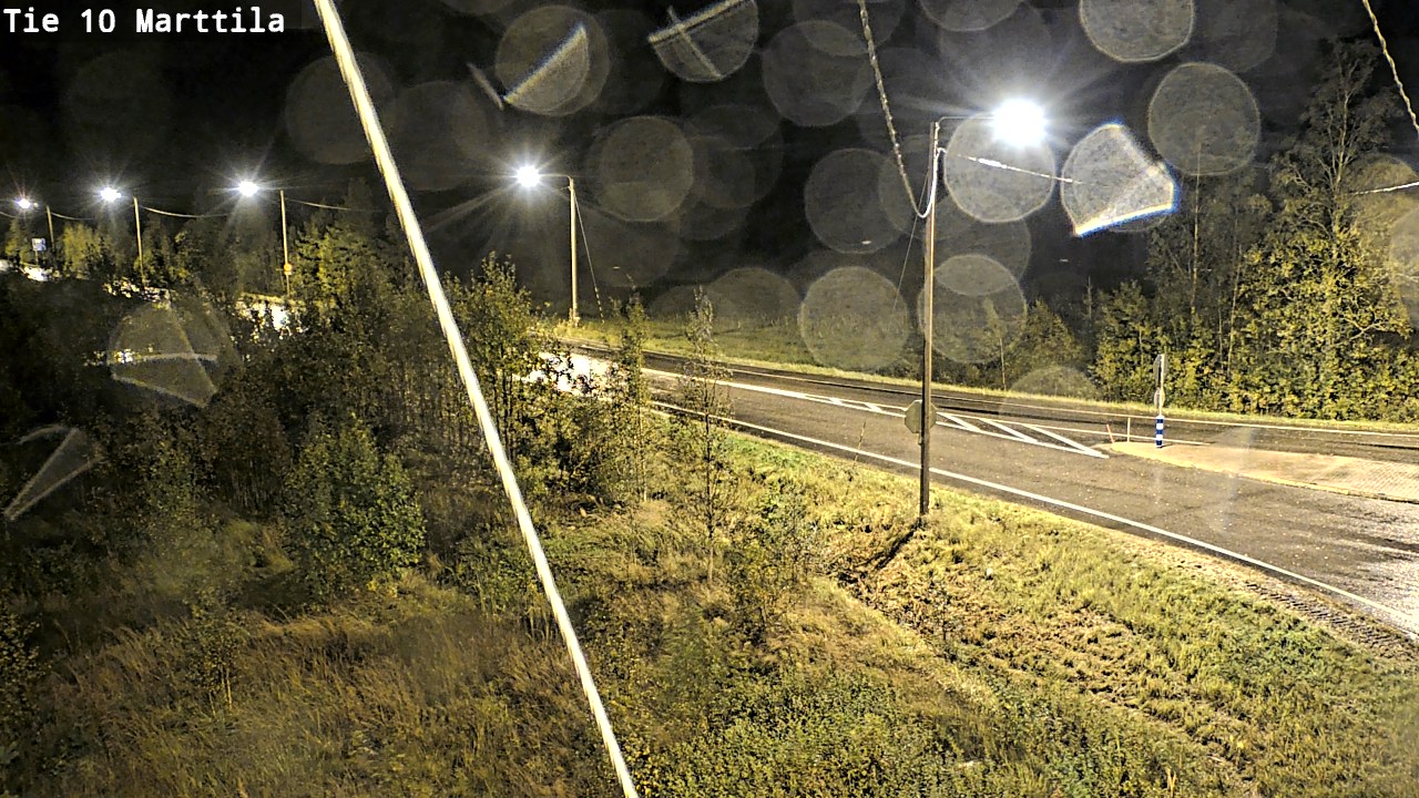 Weather Camera Image Väg 10 S:t Mårtens, Marttila, Varsinais-Suomi