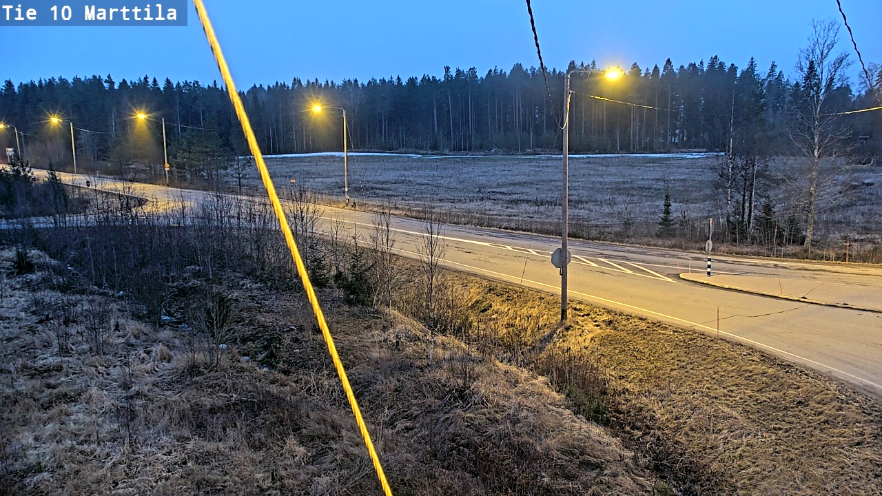 Weather Camera Image Road 10 Marttila, Marttila, Varsinais-Suomi