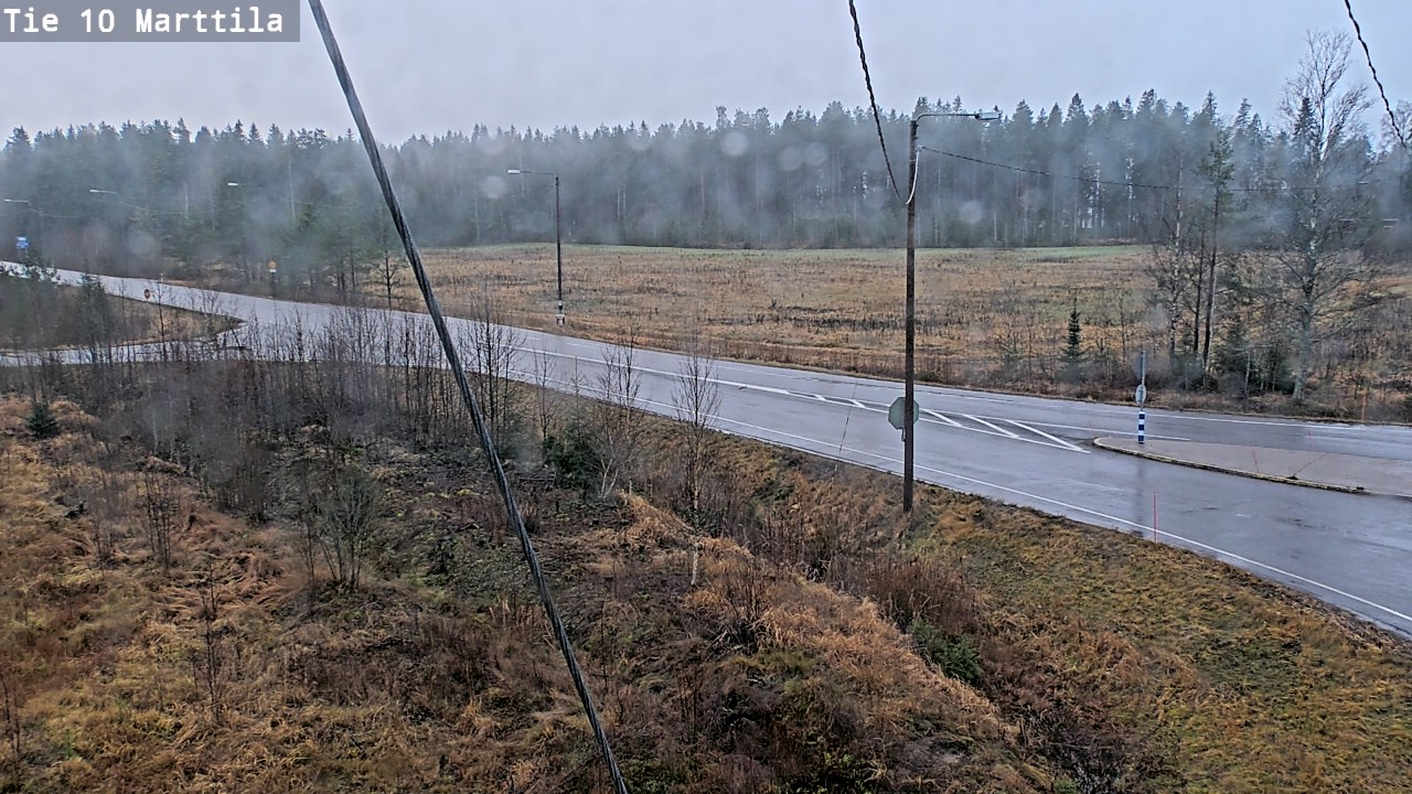 Weather Camera Image Väg 10 S:t Mårtens, Marttila, Varsinais-Suomi