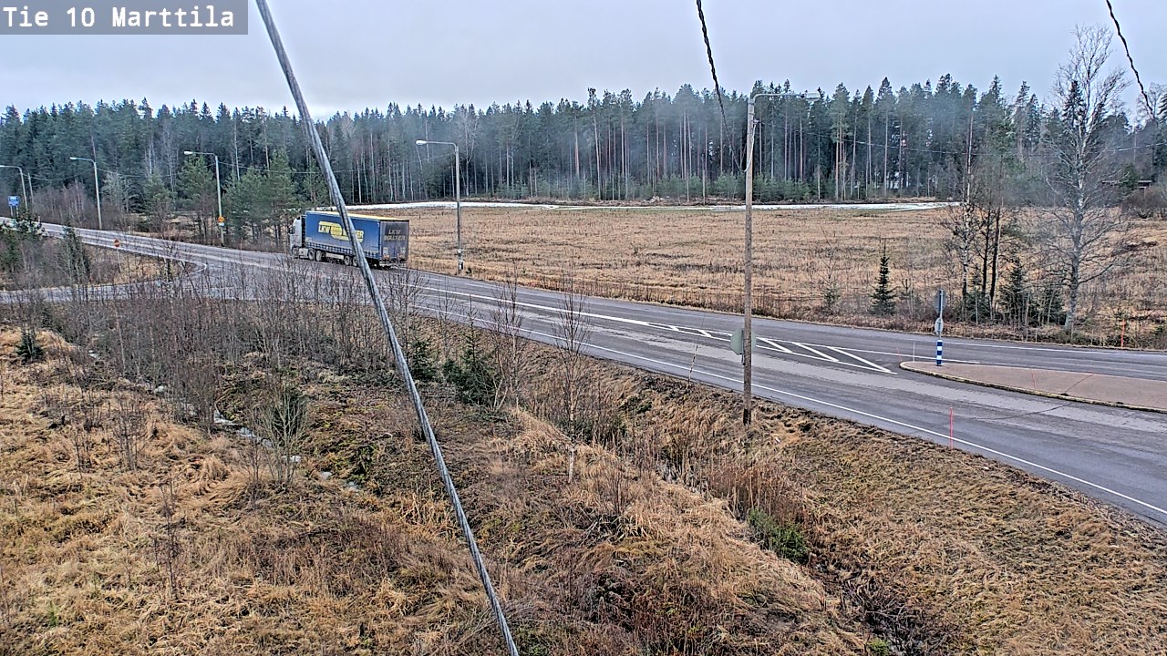 Weather Camera Image Väg 10 S:t Mårtens, Marttila, Varsinais-Suomi