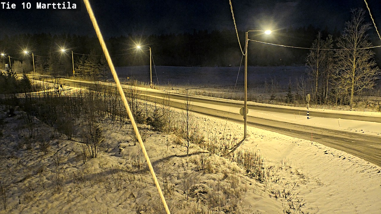 Weather Camera Image Road 10 Marttila, Marttila, Varsinais-Suomi