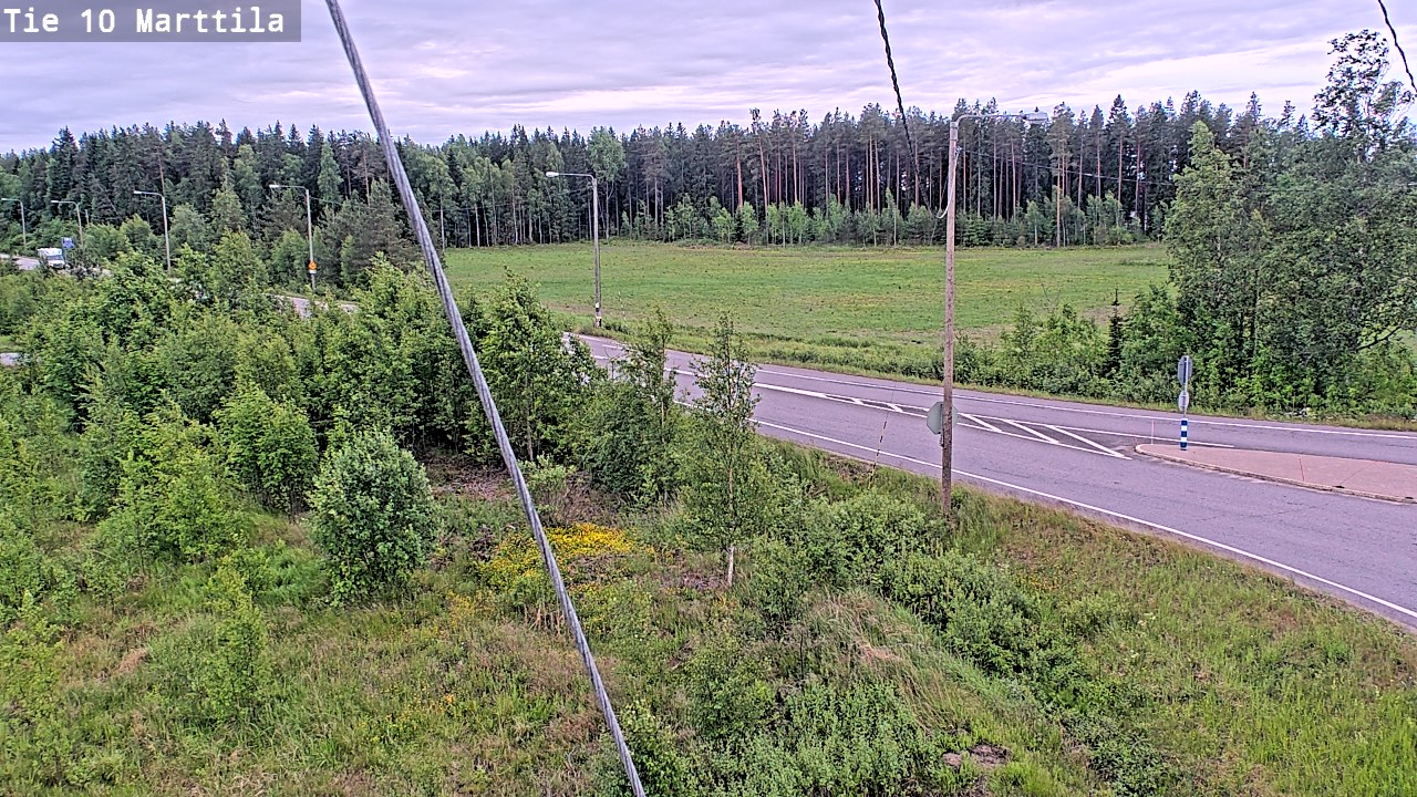 Weather Camera Image Väg 10 S:t Mårtens, Marttila, Varsinais-Suomi