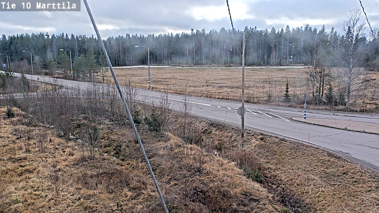 Weather Camera Image Väg 10 S:t Mårtens, Marttila, Varsinais-Suomi