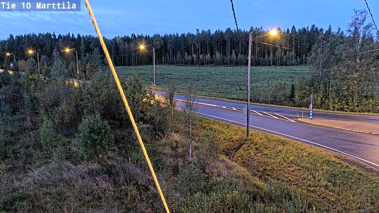 Weather Camera Image Väg 10 S:t Mårtens, Marttila, Varsinais-Suomi