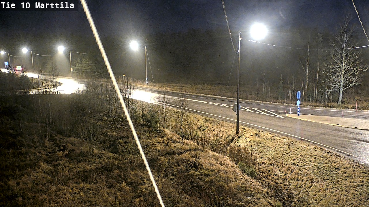 Weather Camera Image Väg 10 S:t Mårtens, Marttila, Varsinais-Suomi