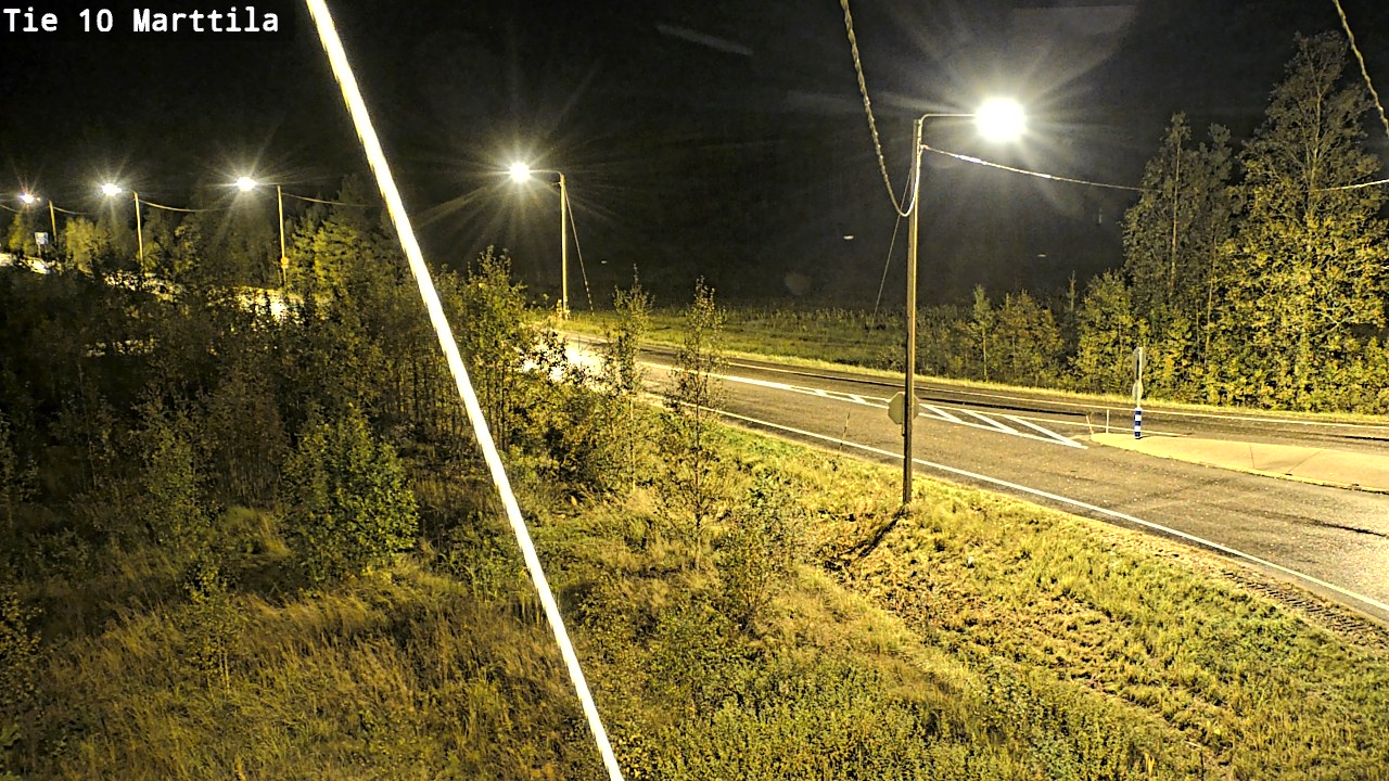 Weather Camera Image Väg 10 S:t Mårtens, Marttila, Varsinais-Suomi