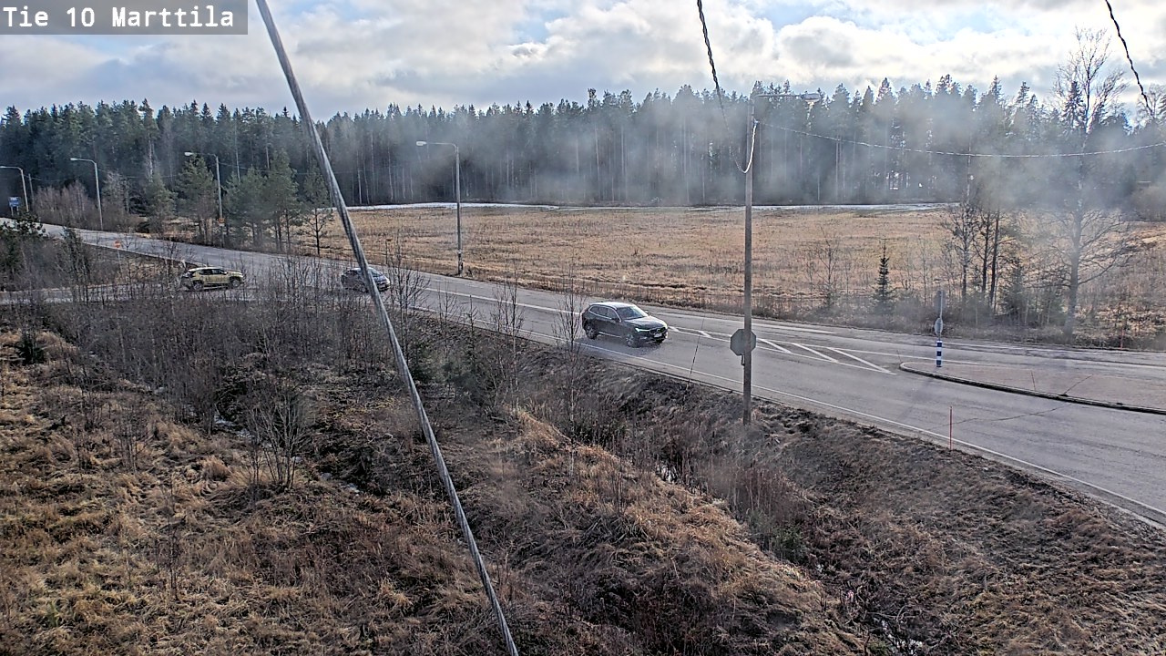 Weather Camera Image Väg 10 S:t Mårtens, Marttila, Varsinais-Suomi