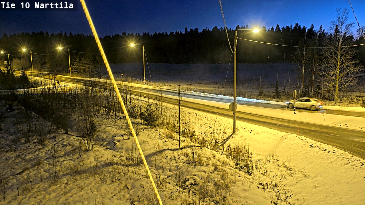Weather Camera Image Väg 10 S:t Mårtens, Marttila, Varsinais-Suomi