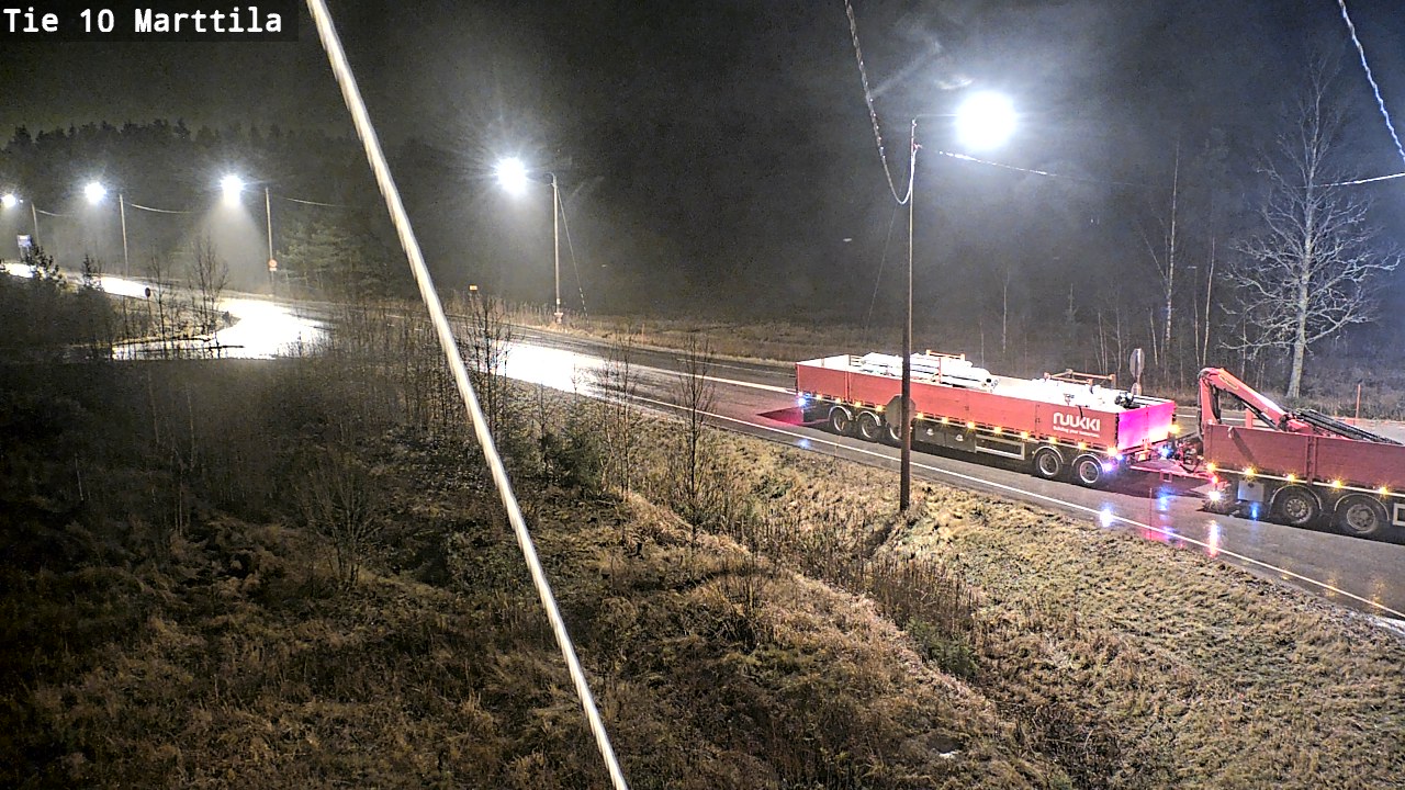 Weather Camera Image Väg 10 S:t Mårtens, Marttila, Varsinais-Suomi