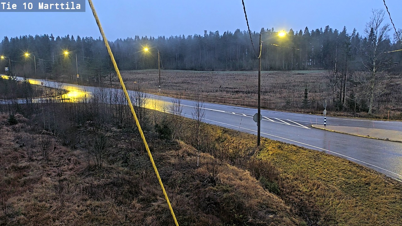 Weather Camera Image Väg 10 S:t Mårtens, Marttila, Varsinais-Suomi