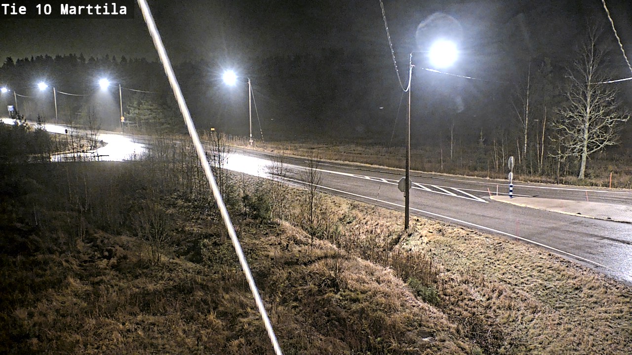 Weather Camera Image Väg 10 S:t Mårtens, Marttila, Varsinais-Suomi