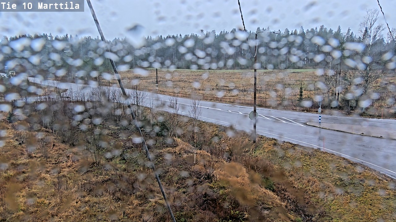 Weather Camera Image Väg 10 S:t Mårtens, Marttila, Varsinais-Suomi