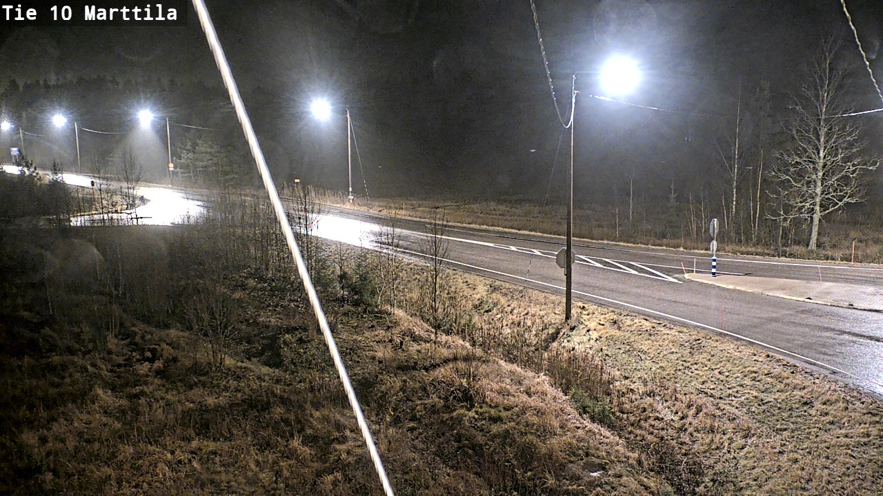 Weather Camera Image Väg 10 S:t Mårtens, Marttila, Varsinais-Suomi