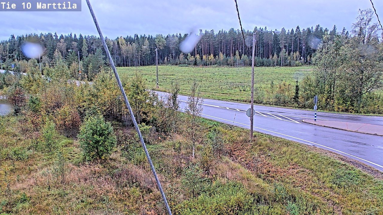 Weather Camera Image Väg 10 S:t Mårtens, Marttila, Varsinais-Suomi