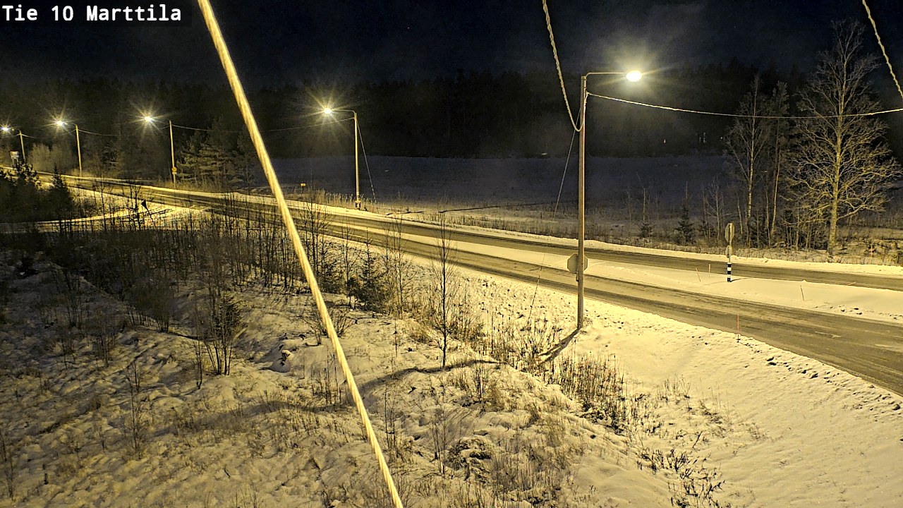 Weather Camera Image Road 10 Marttila, Marttila, Varsinais-Suomi