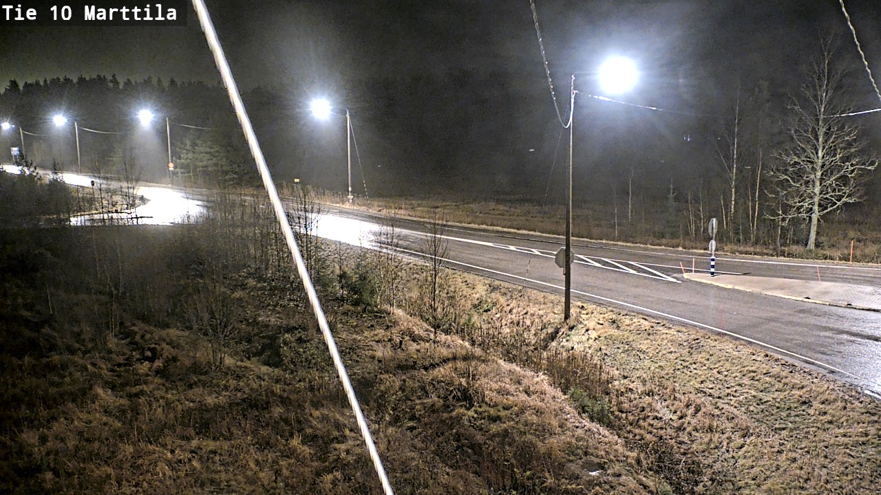 Weather Camera Image Väg 10 S:t Mårtens, Marttila, Varsinais-Suomi