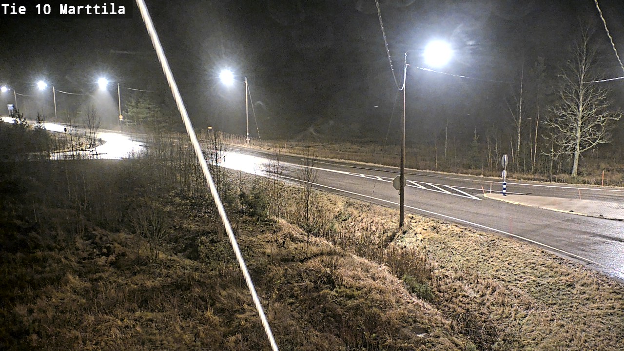 Weather Camera Image Väg 10 S:t Mårtens, Marttila, Varsinais-Suomi