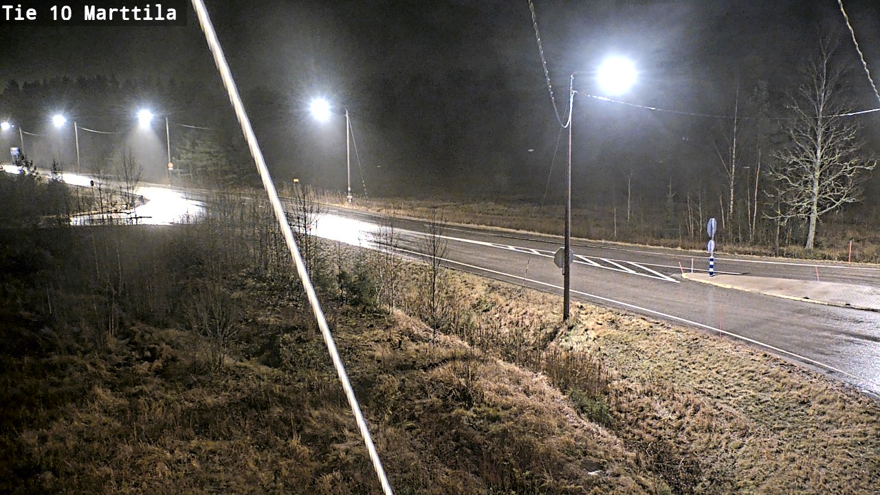 Weather Camera Image Väg 10 S:t Mårtens, Marttila, Varsinais-Suomi