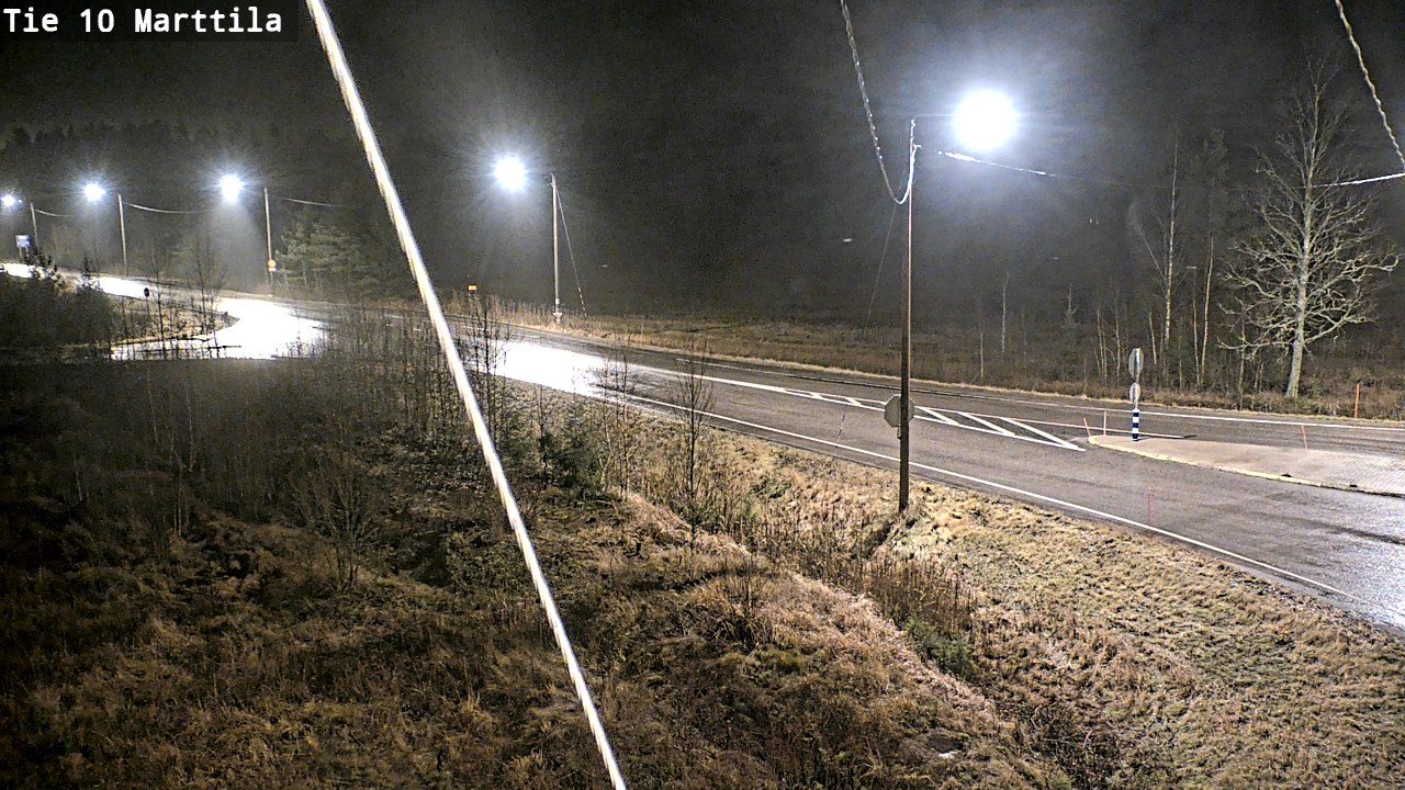 Weather Camera Image Väg 10 S:t Mårtens, Marttila, Varsinais-Suomi