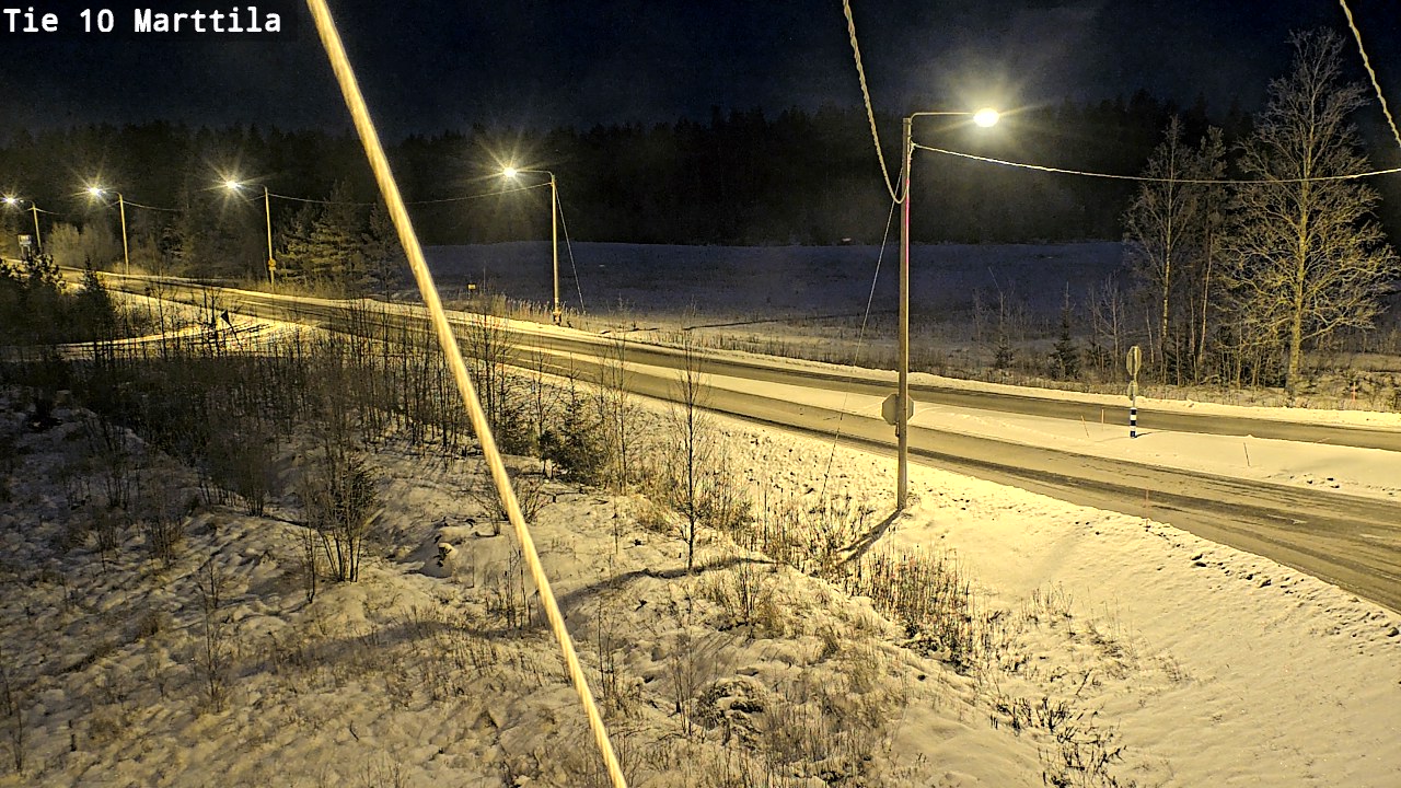 Weather Camera Image Road 10 Marttila, Marttila, Varsinais-Suomi