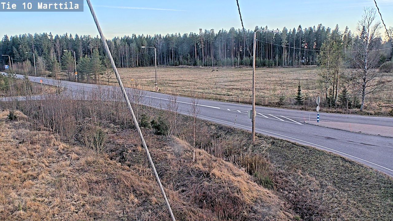 Weather Camera Image Väg 10 S:t Mårtens, Marttila, Varsinais-Suomi