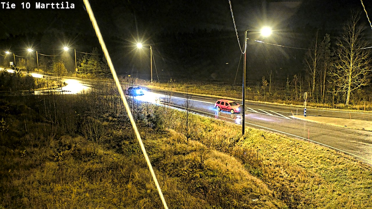 Weather Camera Image Väg 10 S:t Mårtens, Marttila, Varsinais-Suomi