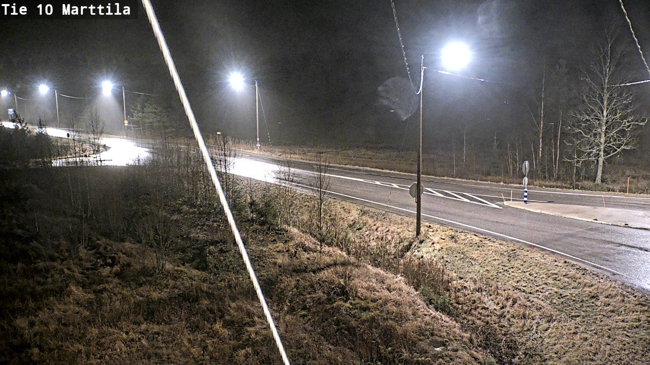 Weather Camera Image Väg 10 S:t Mårtens, Marttila, Varsinais-Suomi