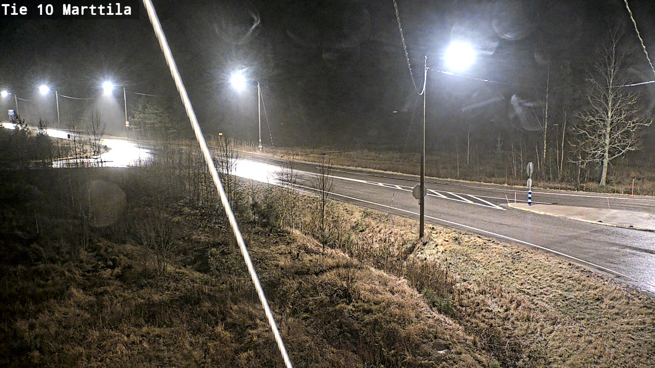 Weather Camera Image Väg 10 S:t Mårtens, Marttila, Varsinais-Suomi