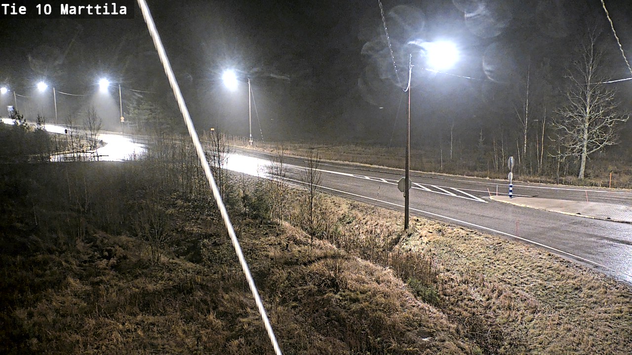 Weather Camera Image Väg 10 S:t Mårtens, Marttila, Varsinais-Suomi