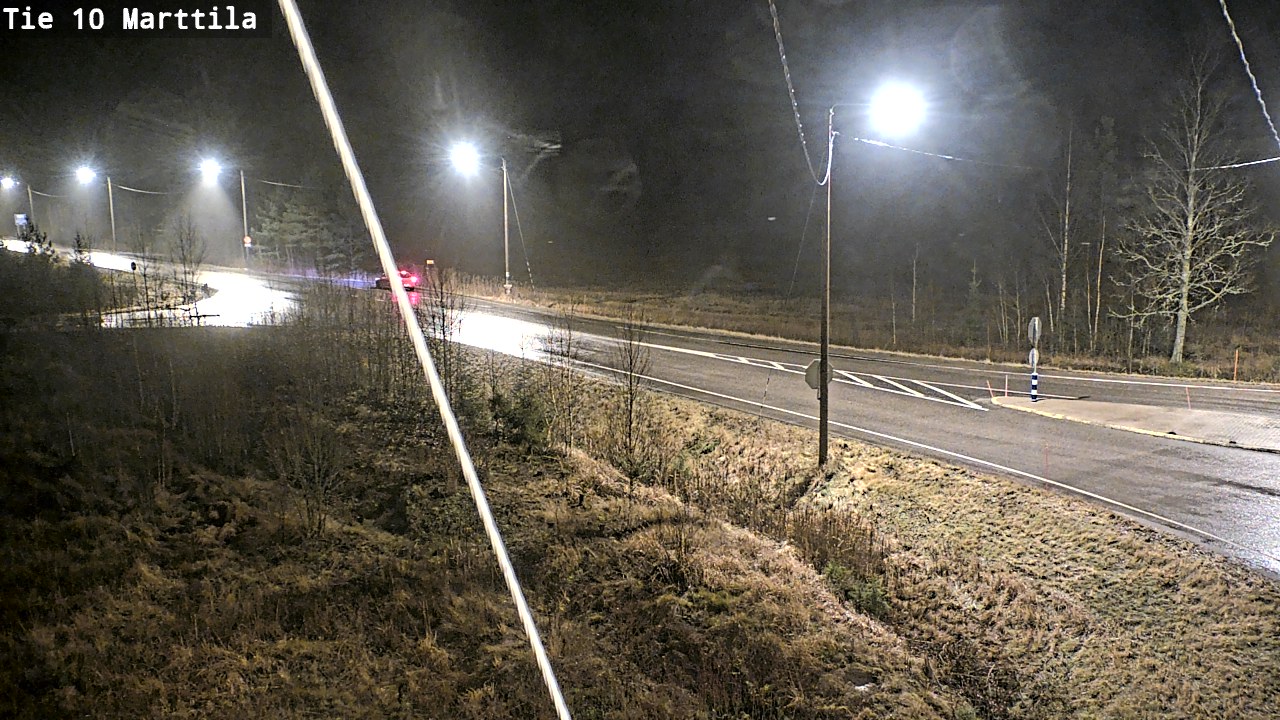 Weather Camera Image Väg 10 S:t Mårtens, Marttila, Varsinais-Suomi