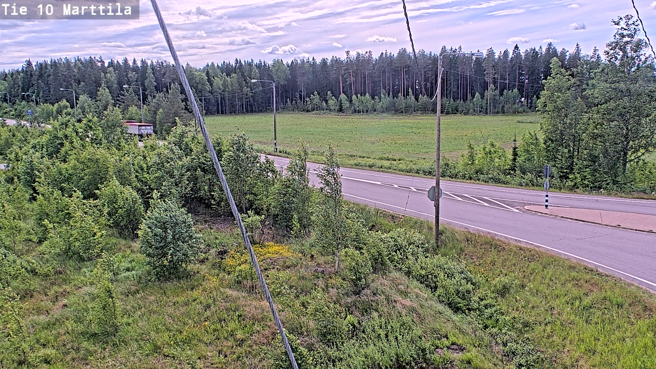 Weather Camera Image Väg 10 S:t Mårtens, Marttila, Varsinais-Suomi