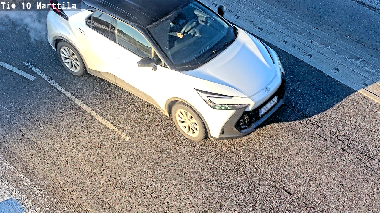 Weather Camera Image Väg 10 S:t Mårtens, Marttila, Varsinais-Suomi