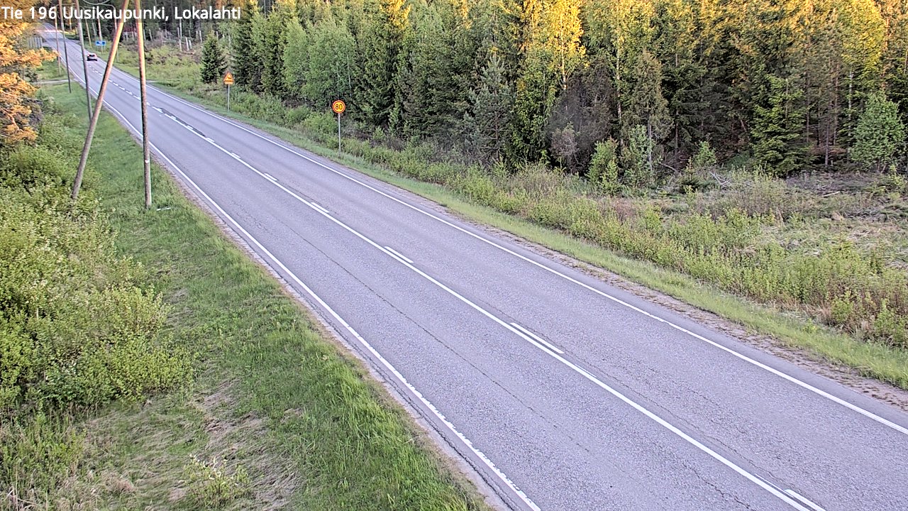 Kelikamerat Kuva Tie 196 Uusikaupunki, Lokalahti, Uusikaupunki, Varsinais-Suomi