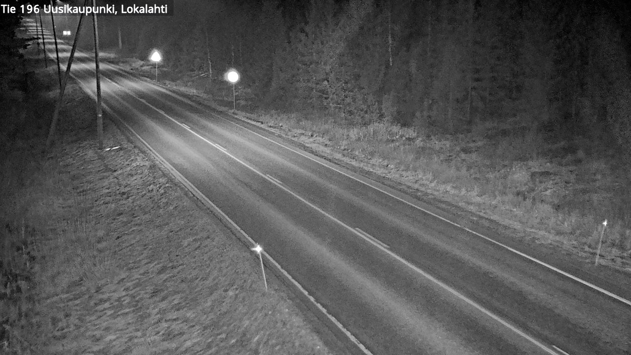 Weather Camera Image Väg 196 Nystad, Lokalax, Uusikaupunki, Varsinais-Suomi
