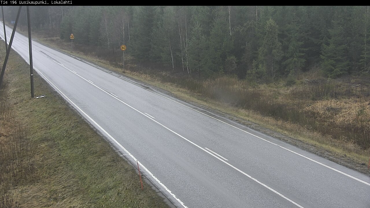 Weather Camera Image Väg 196 Nystad, Lokalax, Uusikaupunki, Varsinais-Suomi