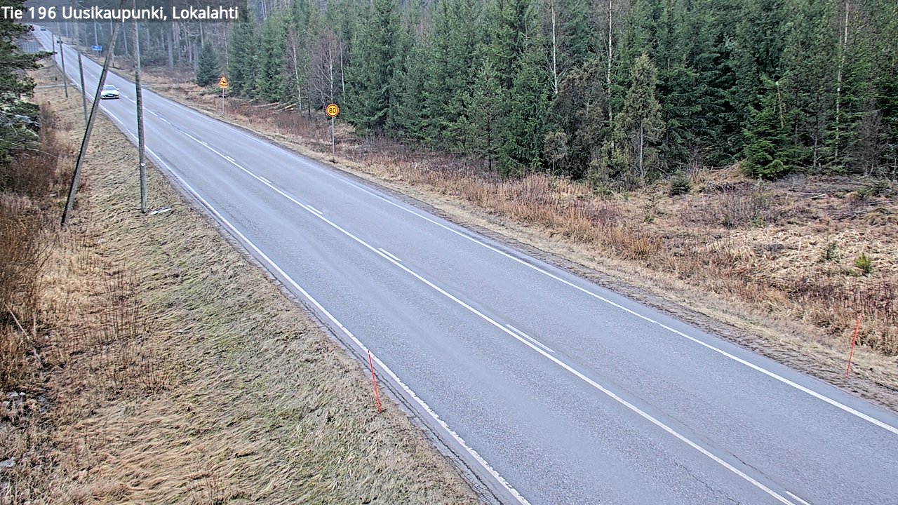 Kelikamerat Kuva Tie 196 Uusikaupunki, Lokalahti, Uusikaupunki, Varsinais-Suomi