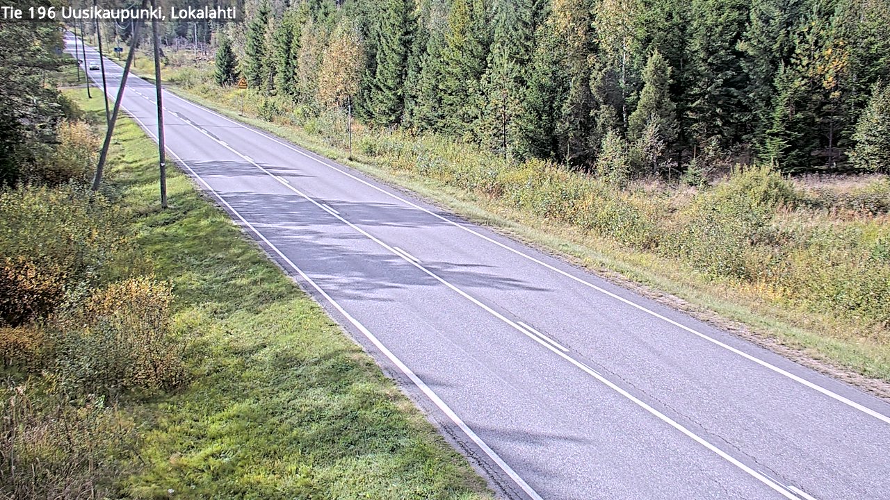 Weather Camera Image Road 196 Uusikaupunki, Lokalahti, Uusikaupunki, Varsinais-Suomi