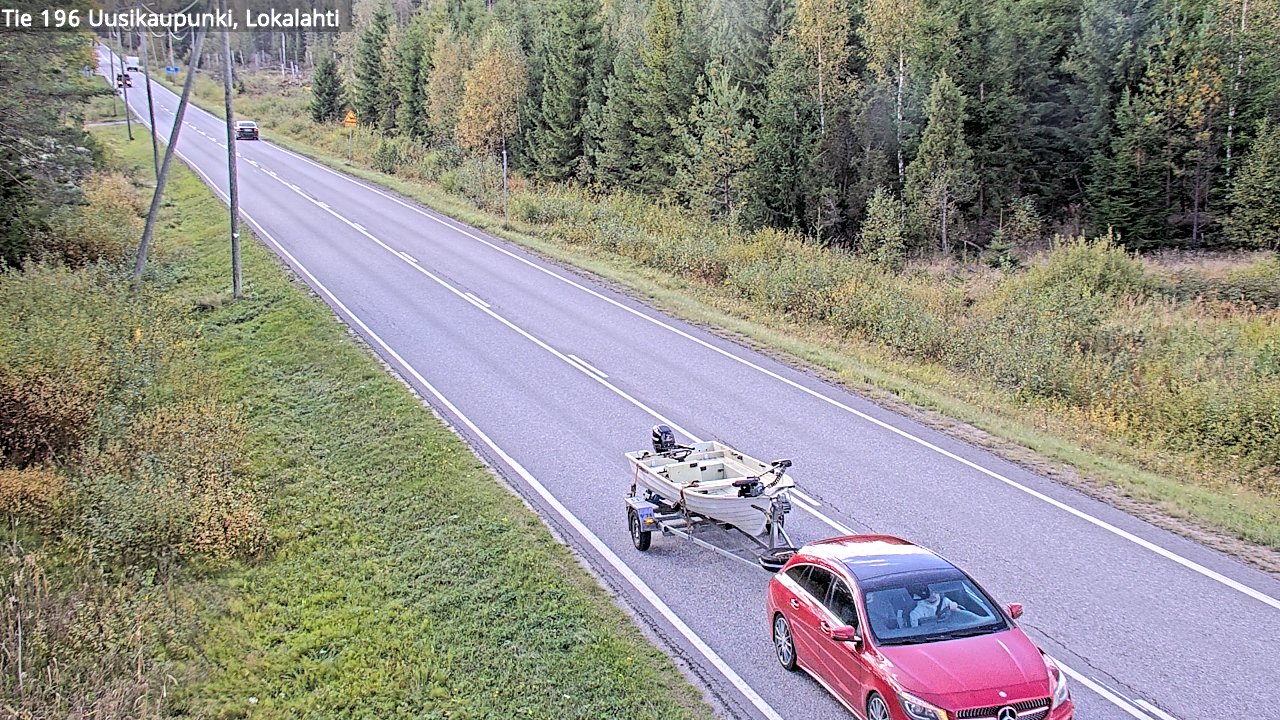 Weather Camera Image Road 196 Uusikaupunki, Lokalahti, Uusikaupunki, Varsinais-Suomi