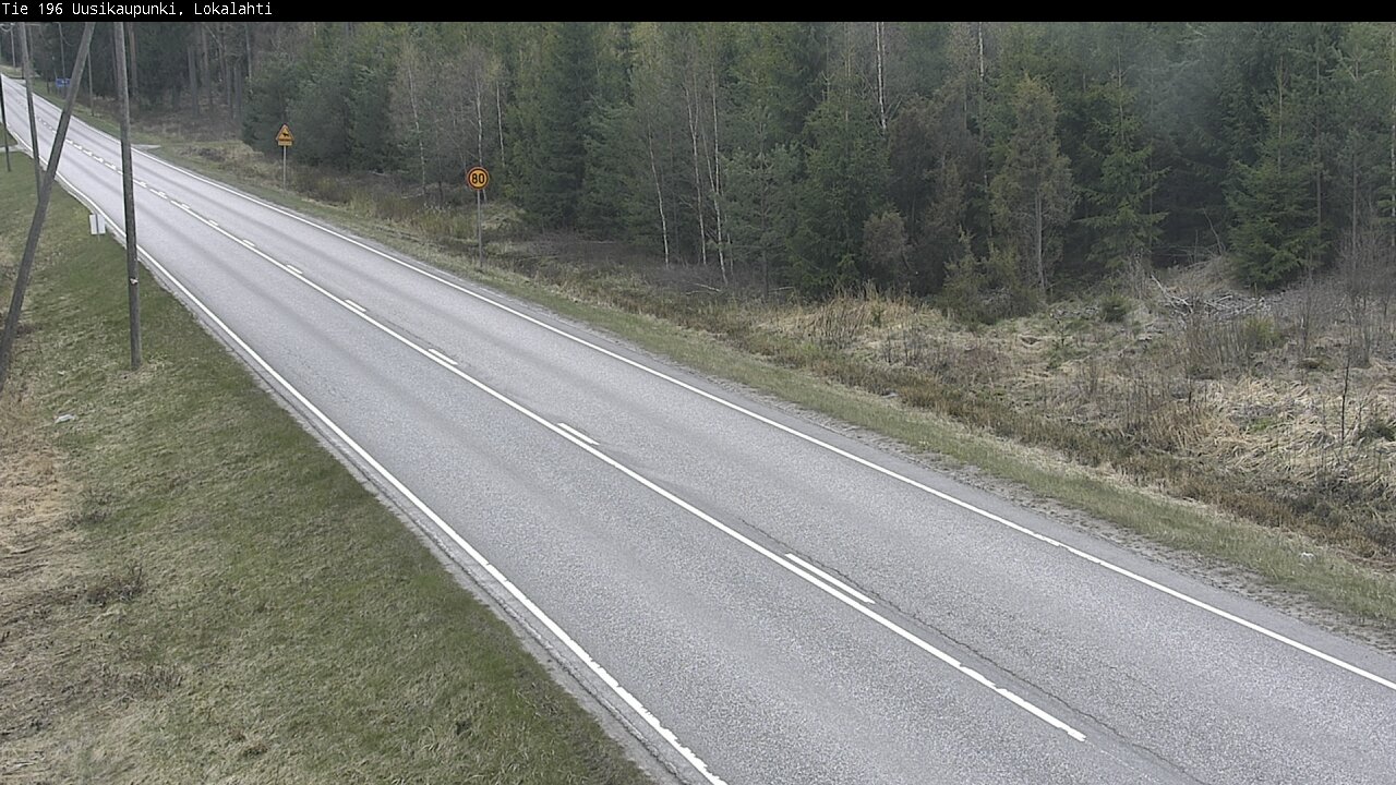 Kelikamerat Kuva Tie 196 Uusikaupunki, Lokalahti, Uusikaupunki, Varsinais-Suomi