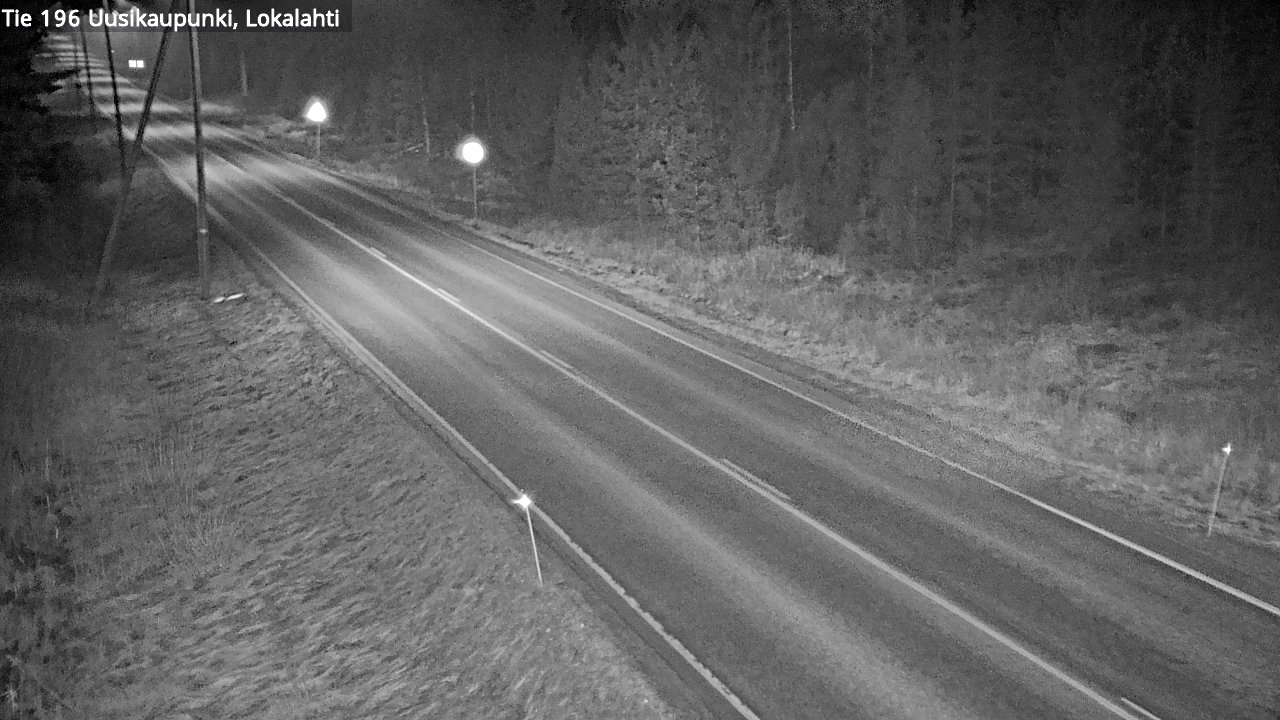 Weather Camera Image Väg 196 Nystad, Lokalax, Uusikaupunki, Varsinais-Suomi