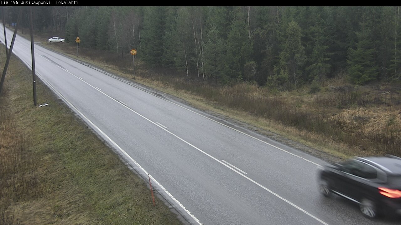 Weather Camera Image Väg 196 Nystad, Lokalax, Uusikaupunki, Varsinais-Suomi