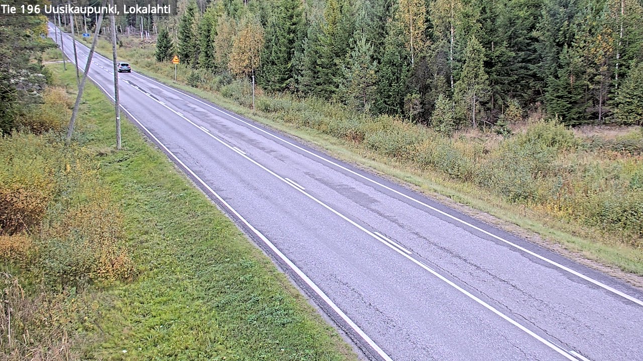 Weather Camera Image Road 196 Uusikaupunki, Lokalahti, Uusikaupunki, Varsinais-Suomi